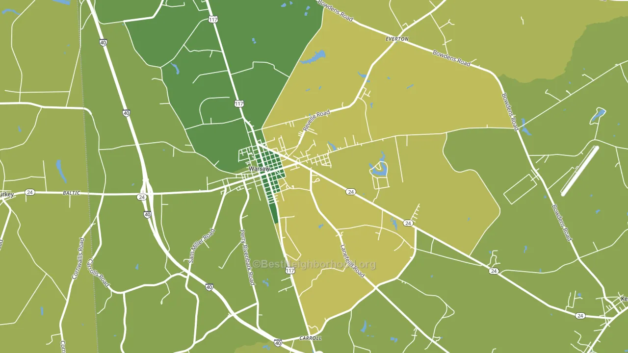 28398, NC block-group voter-turnout map
