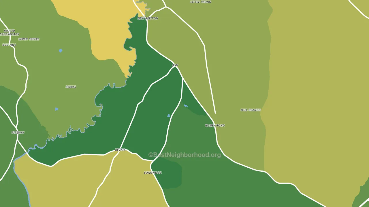 28420, NC block-group voter-turnout map