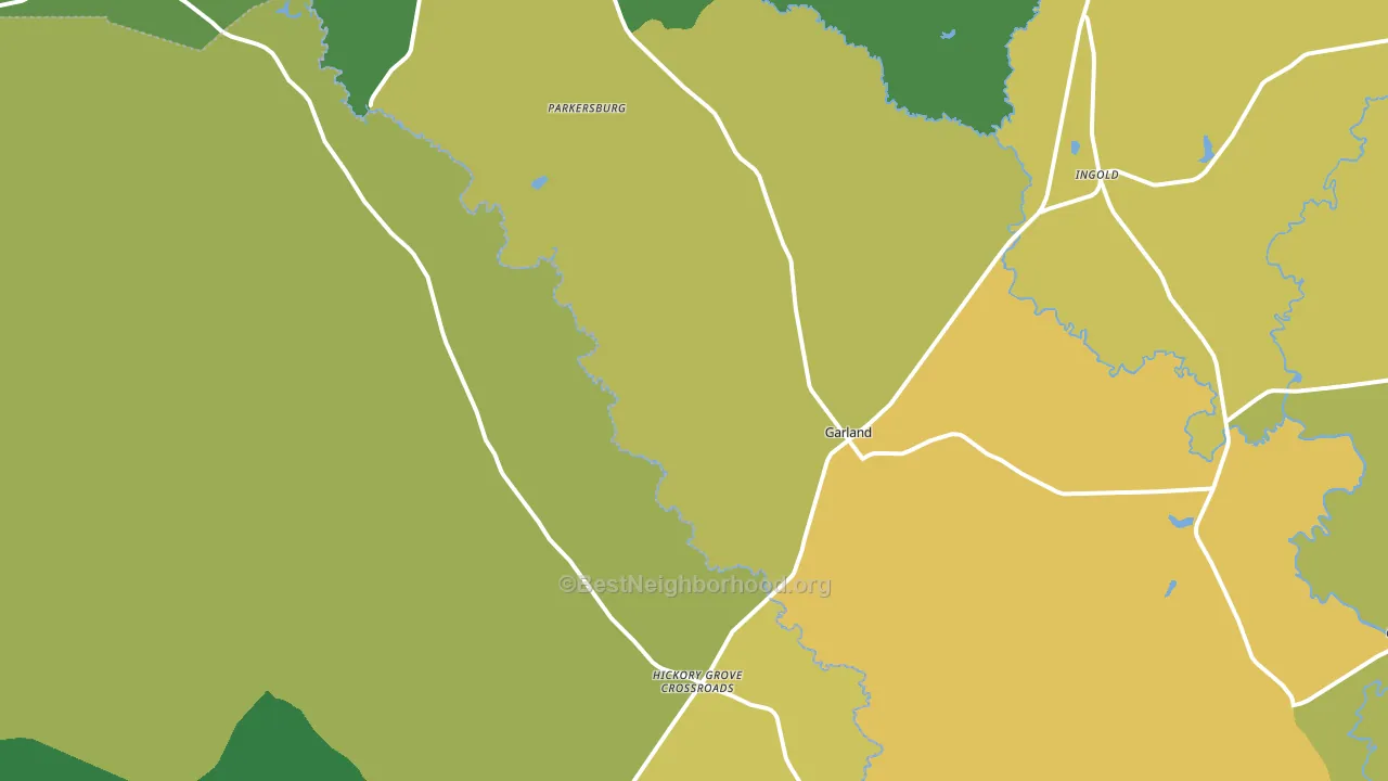 28441, NC block-group voter-turnout map
