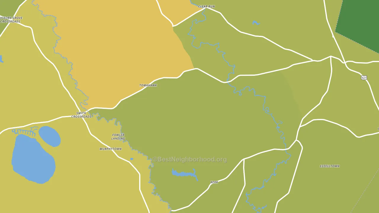 28444, NC block-group voter-turnout map