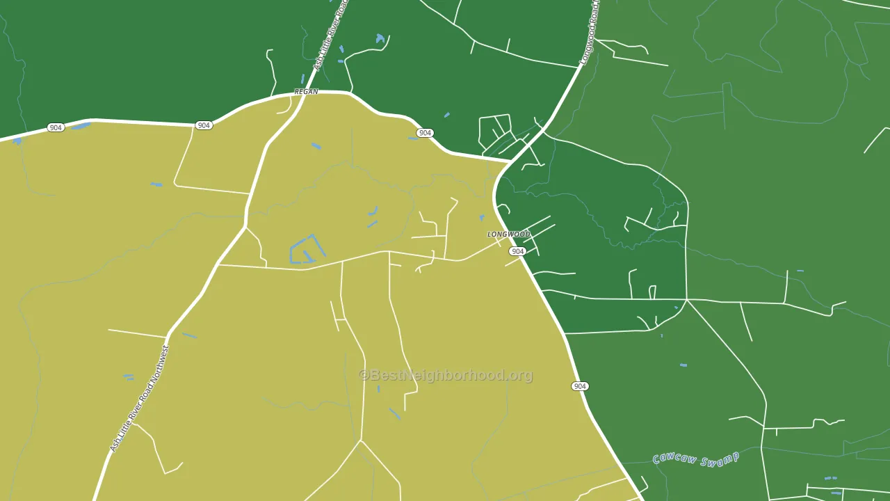 28452, NC block-group voter-turnout map