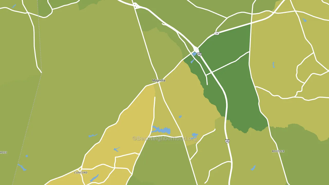 28453, NC block-group voter-turnout map