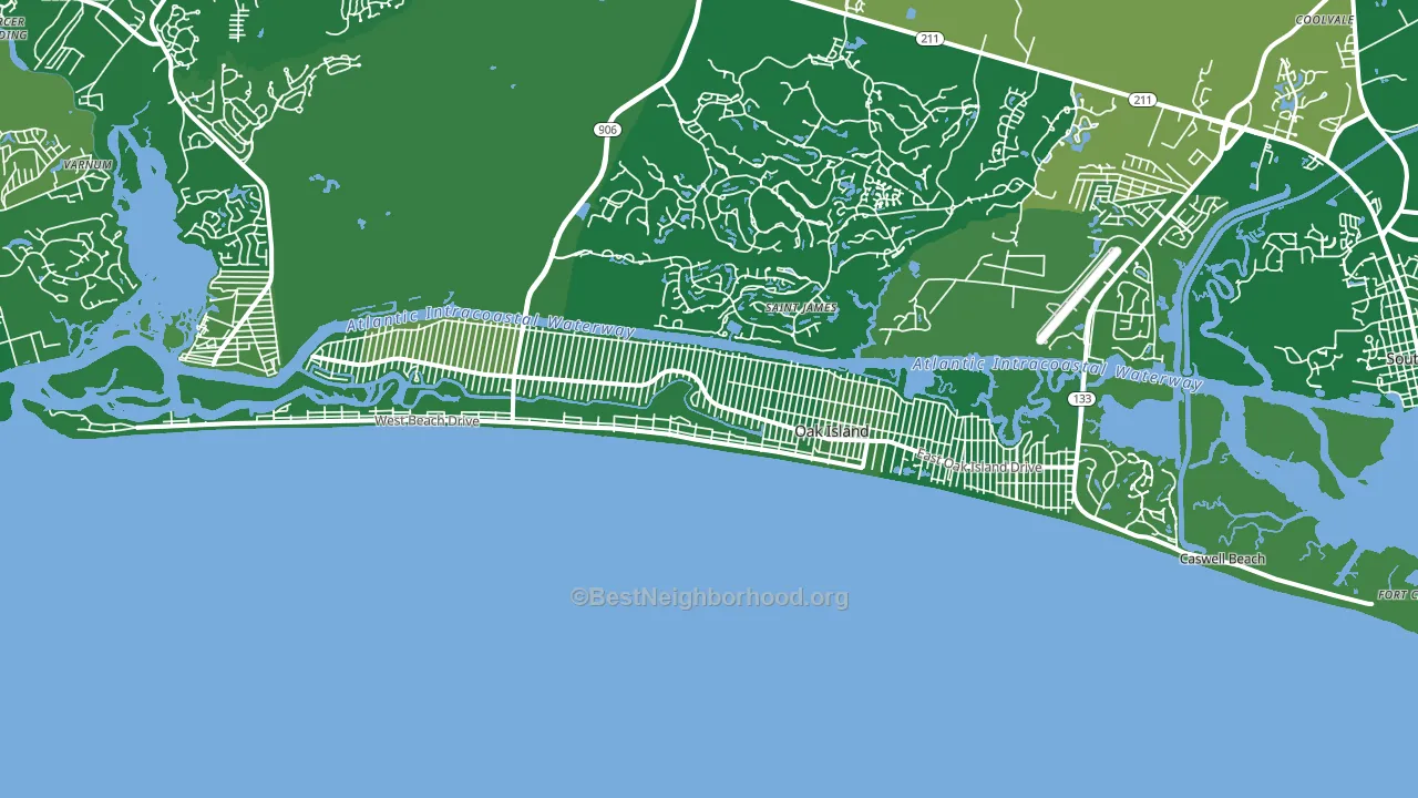 28465, NC block-group voter-turnout map