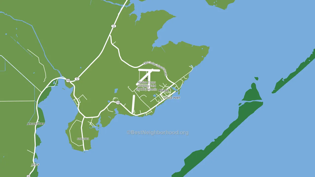 28511, NC block-group voter-turnout map