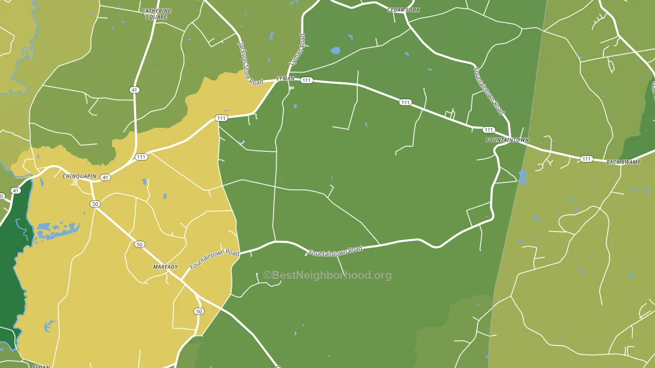 28521, NC block-group voter-turnout map
