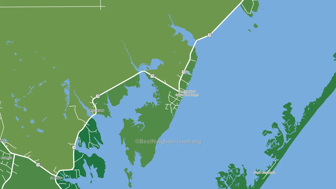 28524, NC block-group voter-turnout map
