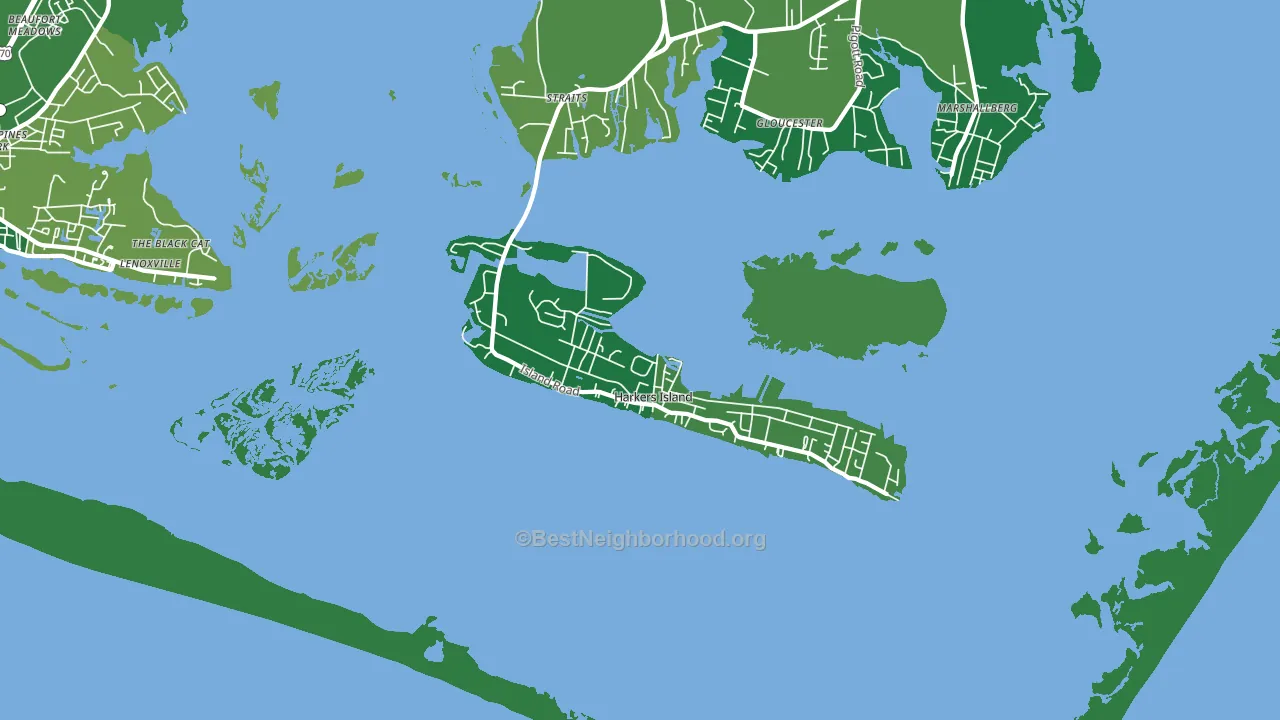 28531, NC block-group voter-turnout map