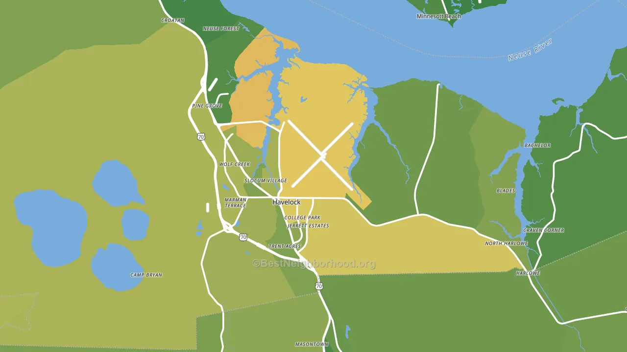 28532, NC block-group voter-turnout map