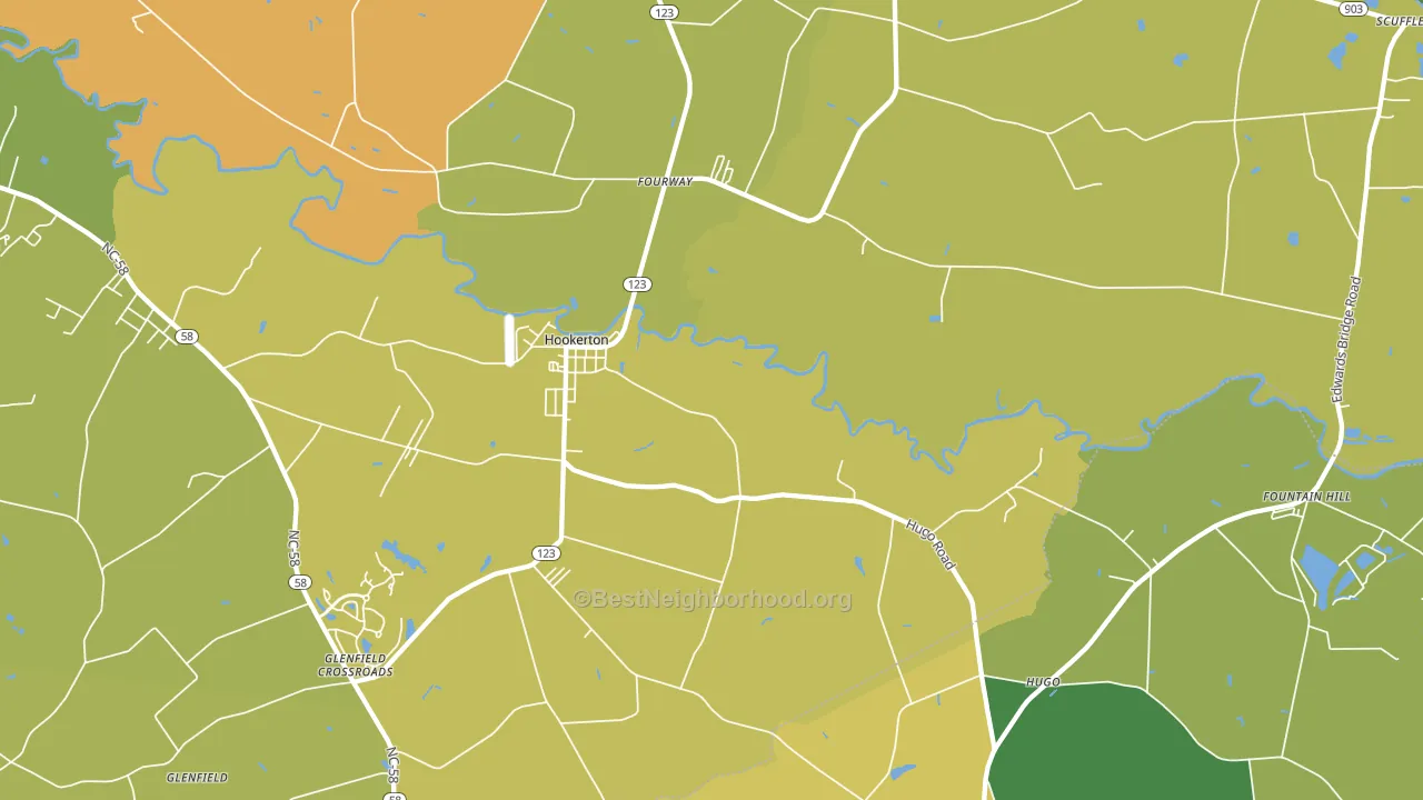 28538, NC block-group voter-turnout map