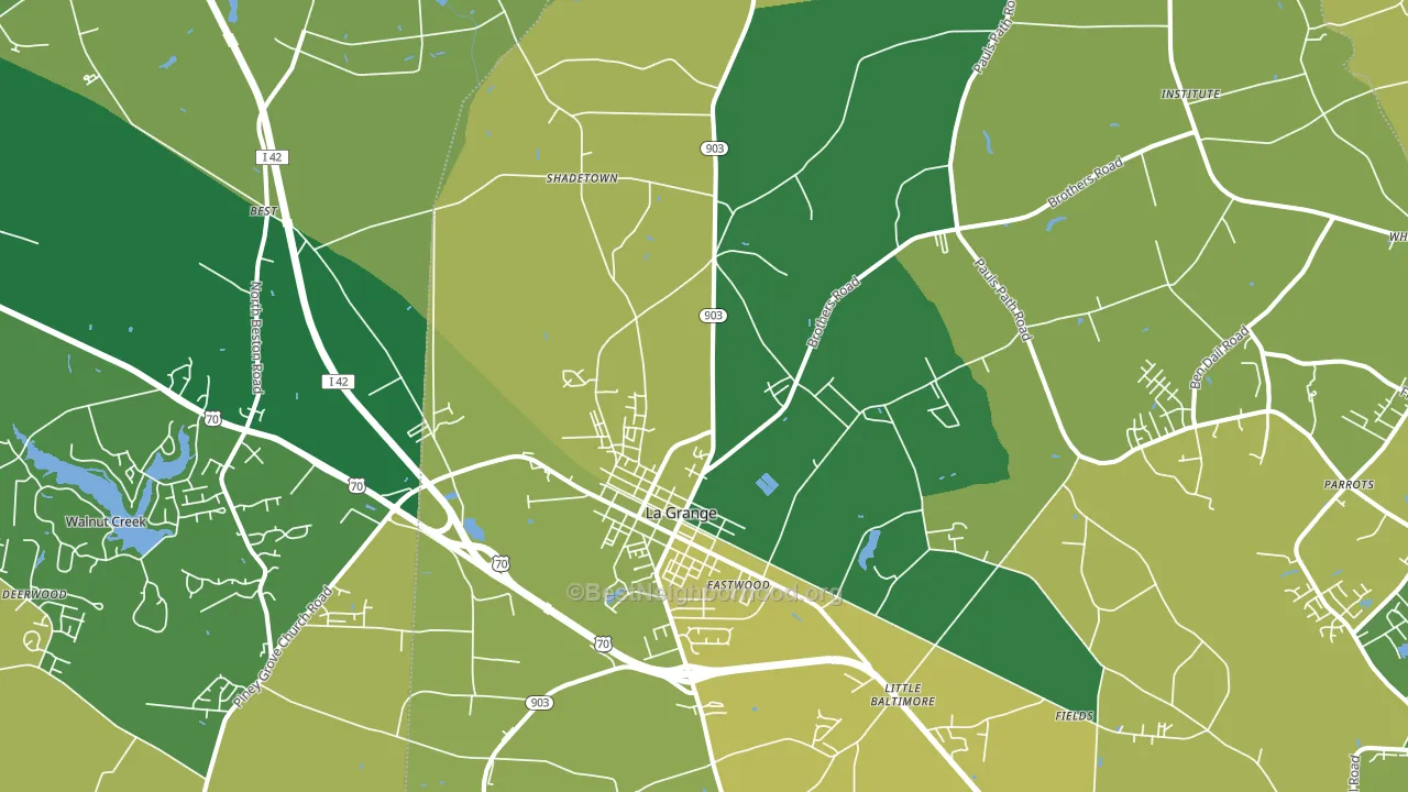28551, NC block-group voter-turnout map