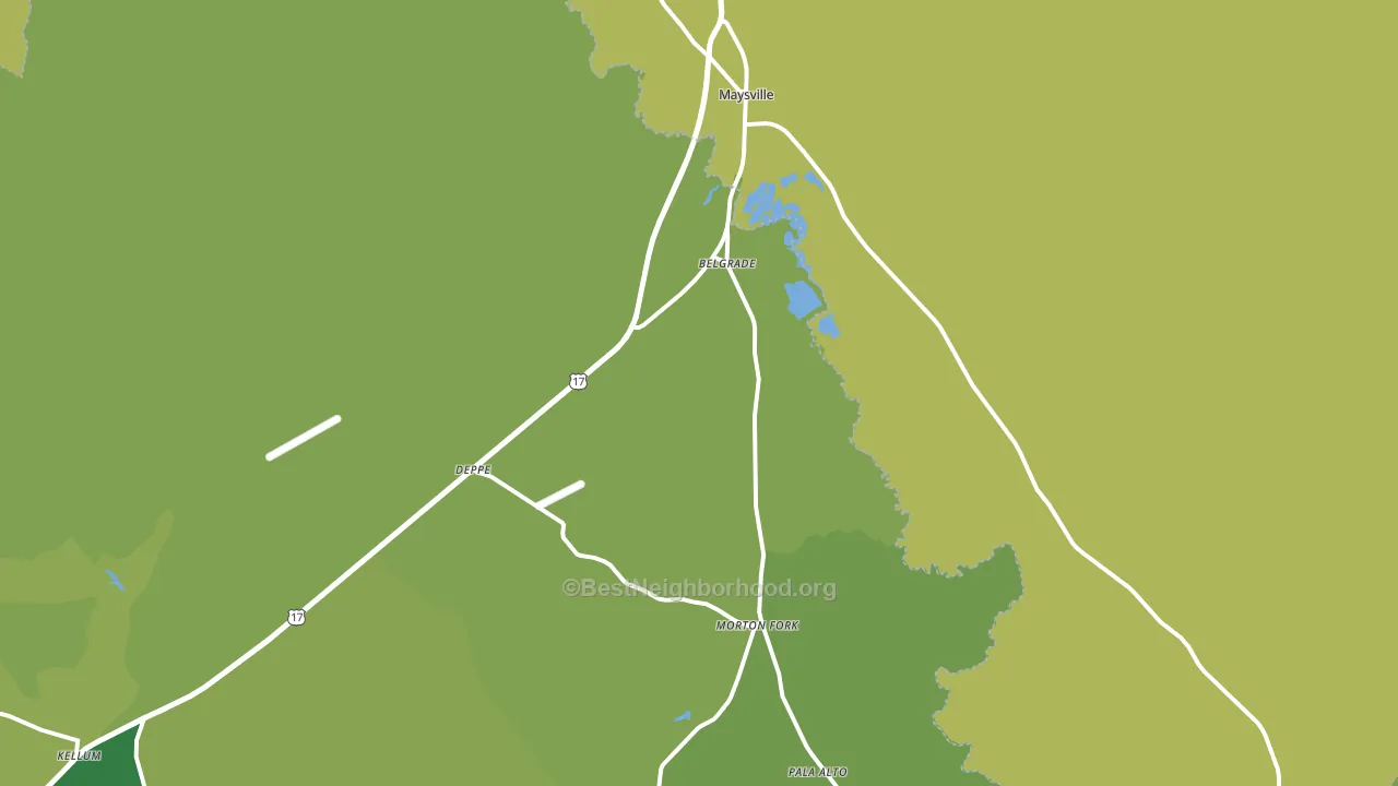 28555, NC block-group voter-turnout map