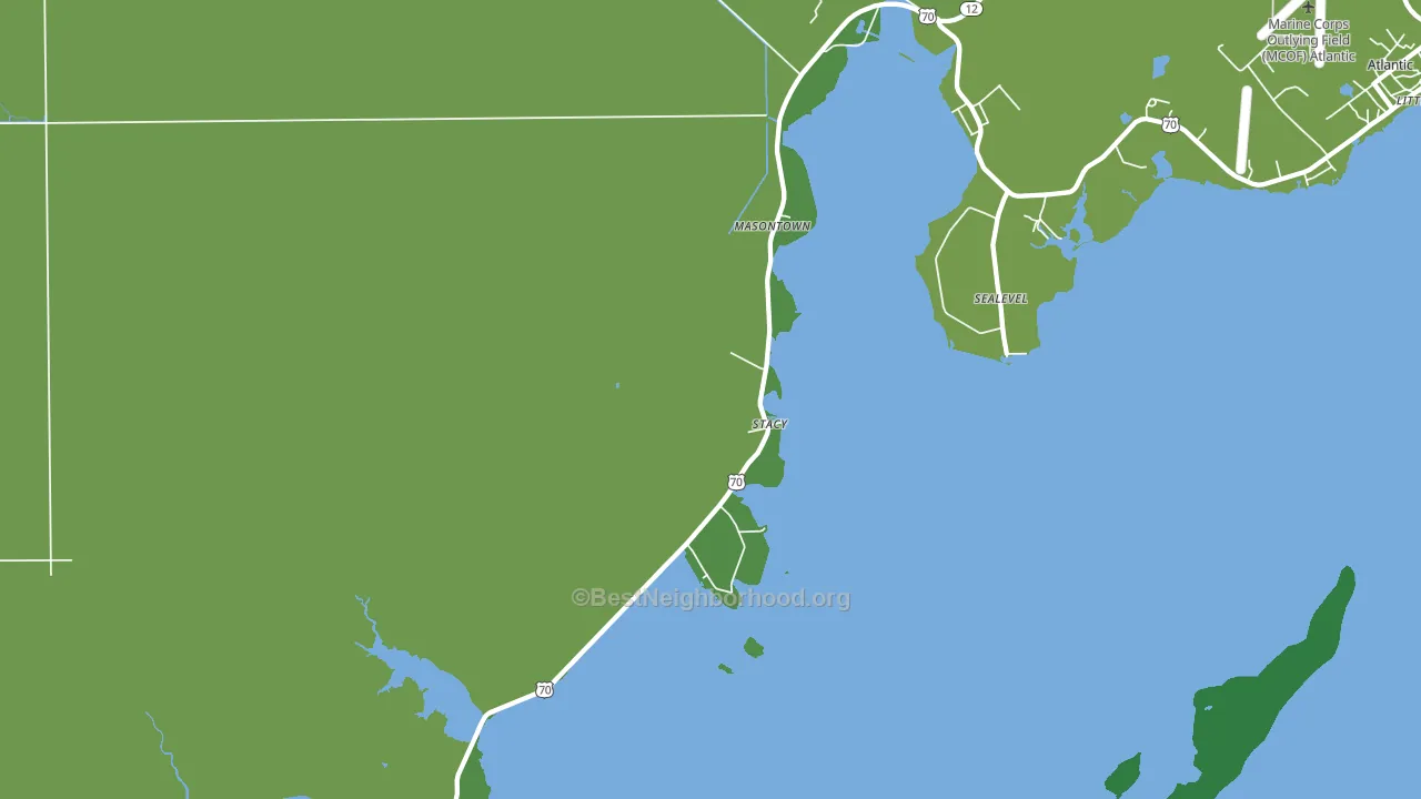 28581, NC block-group voter-turnout map