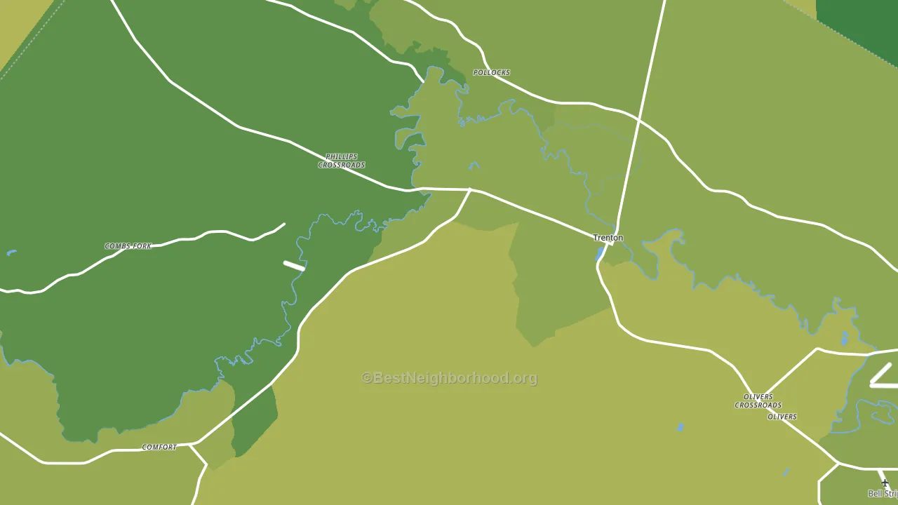 28585, NC block-group voter-turnout map