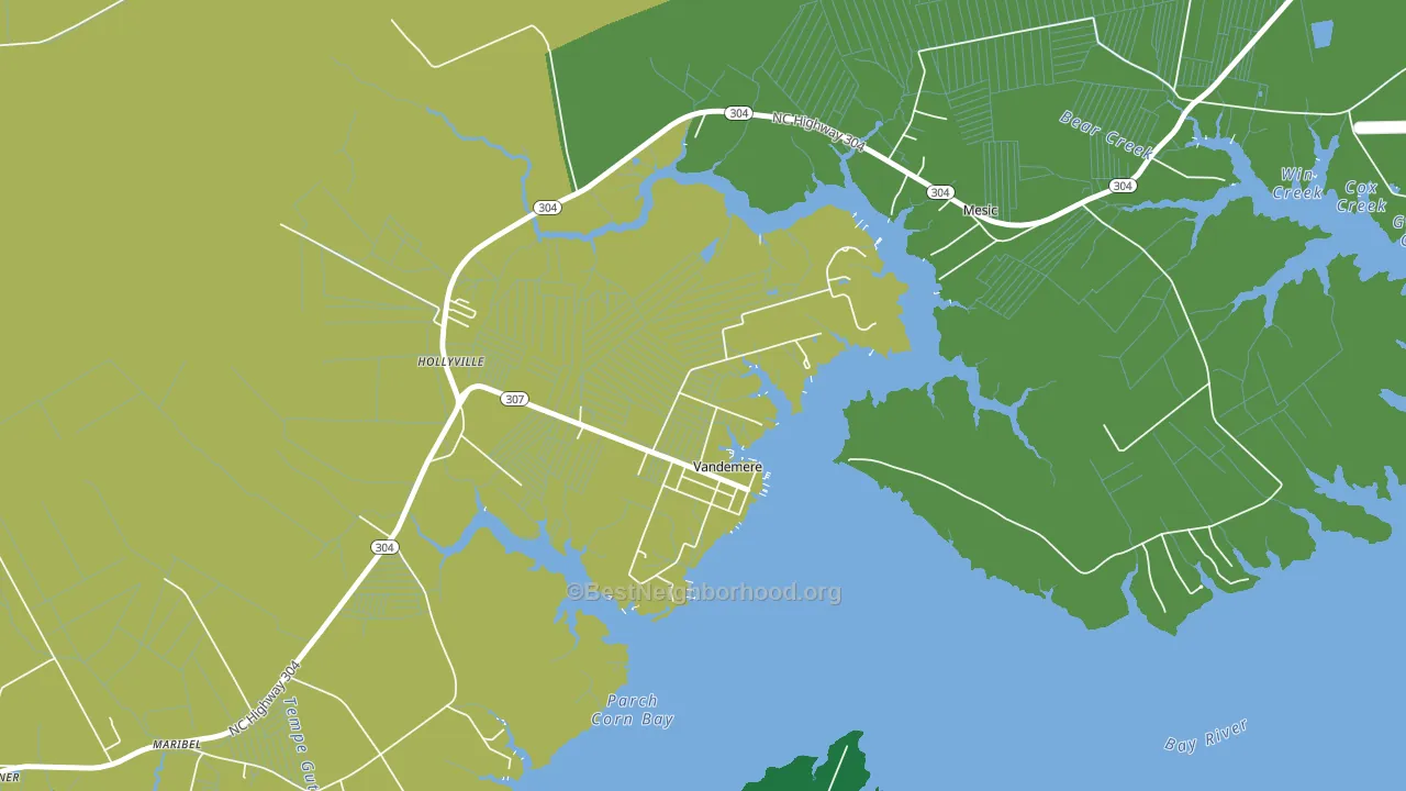 28587, NC block-group voter-turnout map