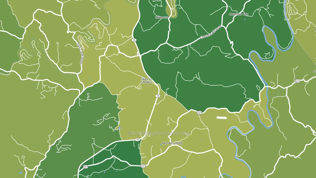 28617, NC block-group voter-turnout map