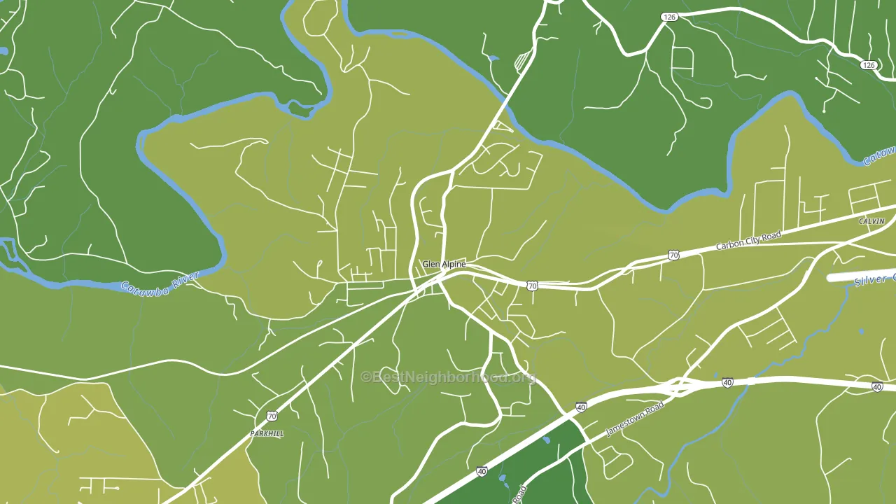 28628, NC block-group voter-turnout map