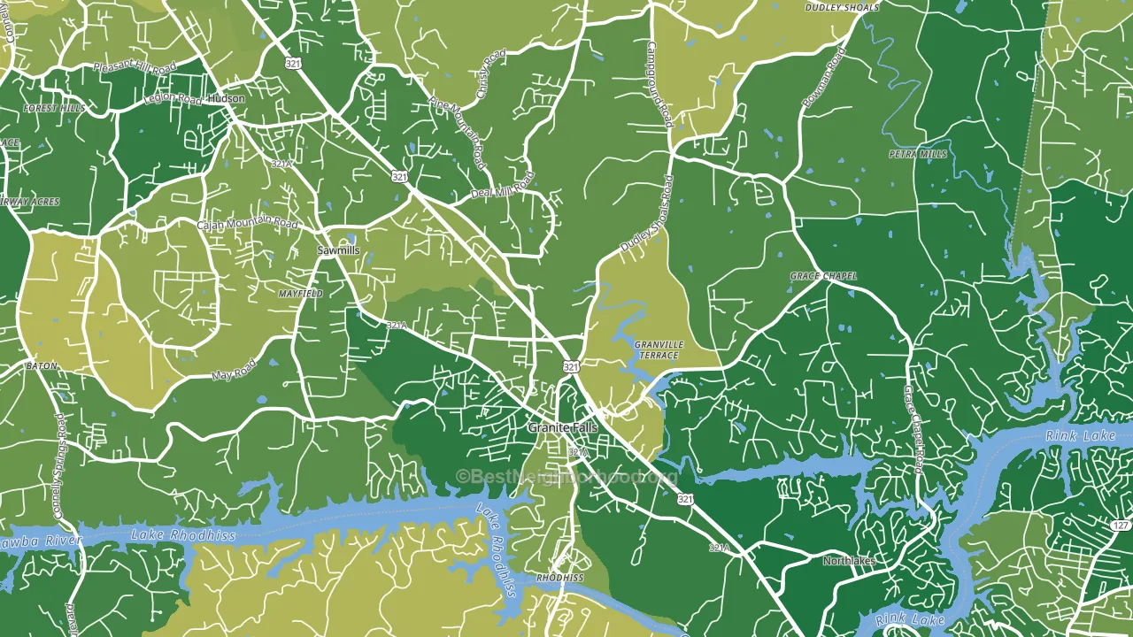 28630, NC block-group voter-turnout map