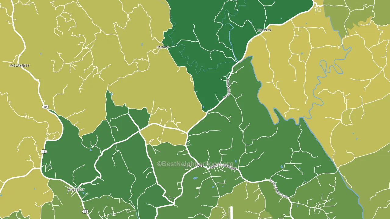 28635, NC block-group voter-turnout map