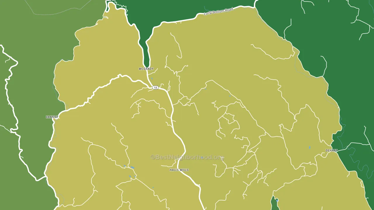 28649, NC block-group voter-turnout map