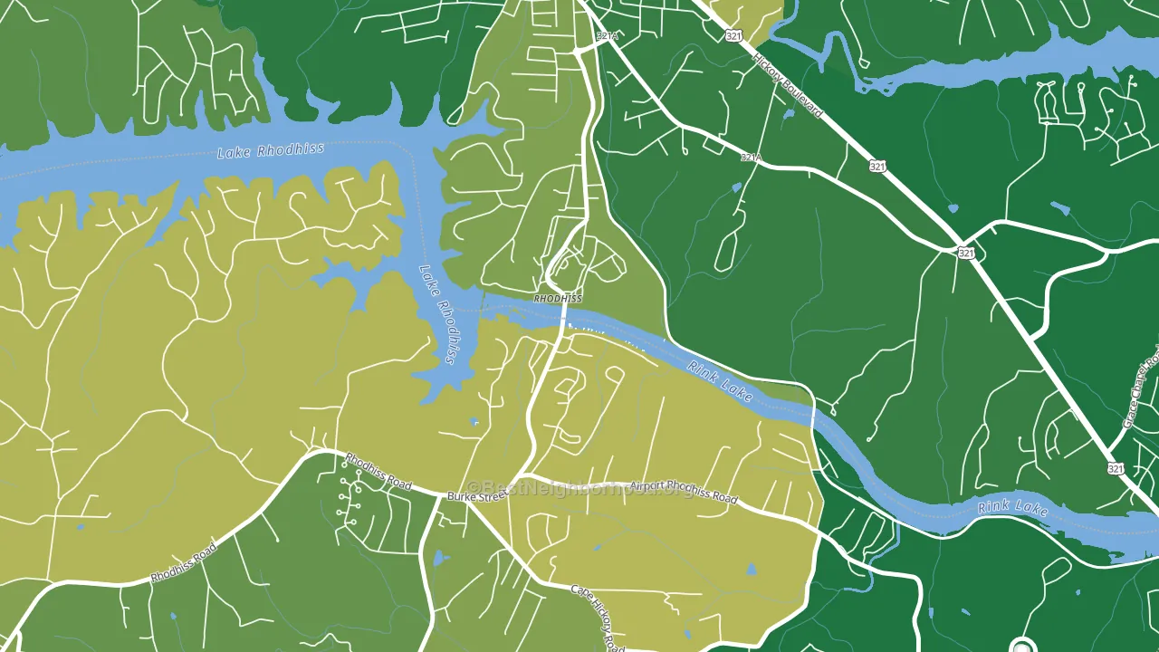 28667, NC block-group voter-turnout map