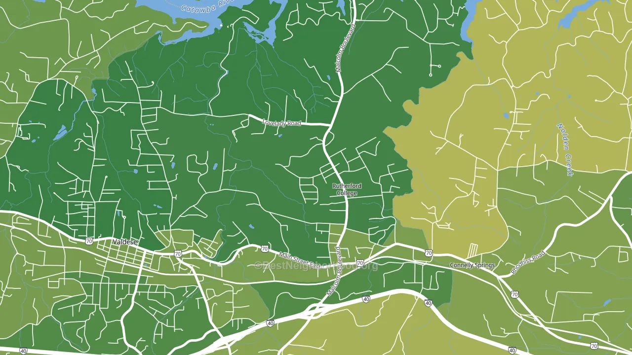 28671, NC block-group voter-turnout map