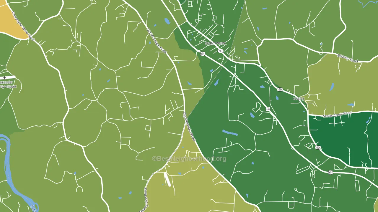 28678, NC block-group voter-turnout map