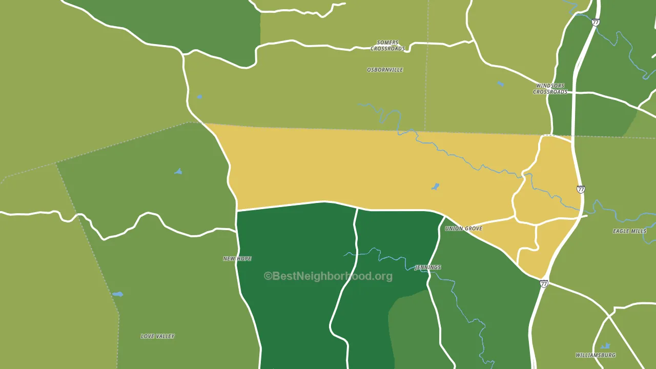 28689, NC block-group voter-turnout map