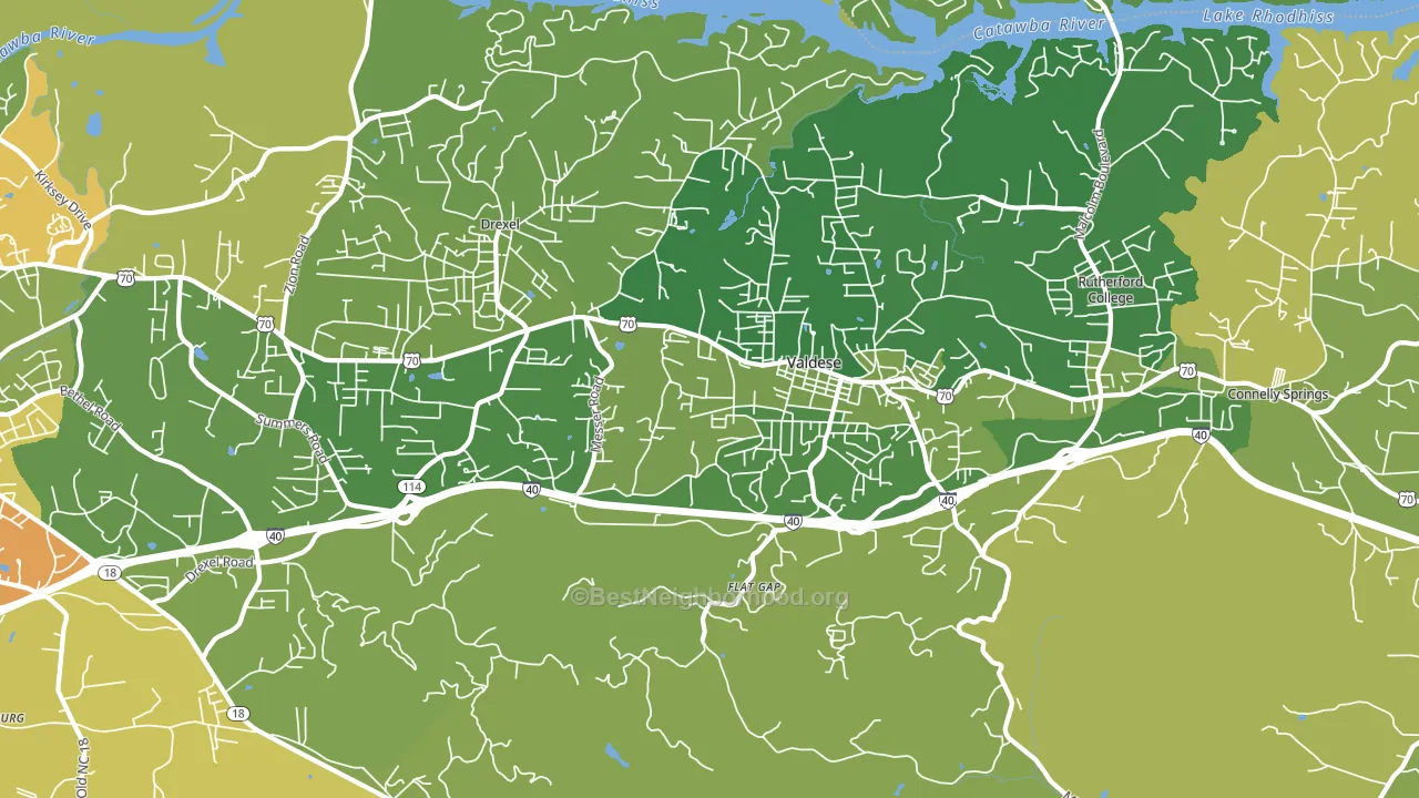 28690, NC block-group voter-turnout map