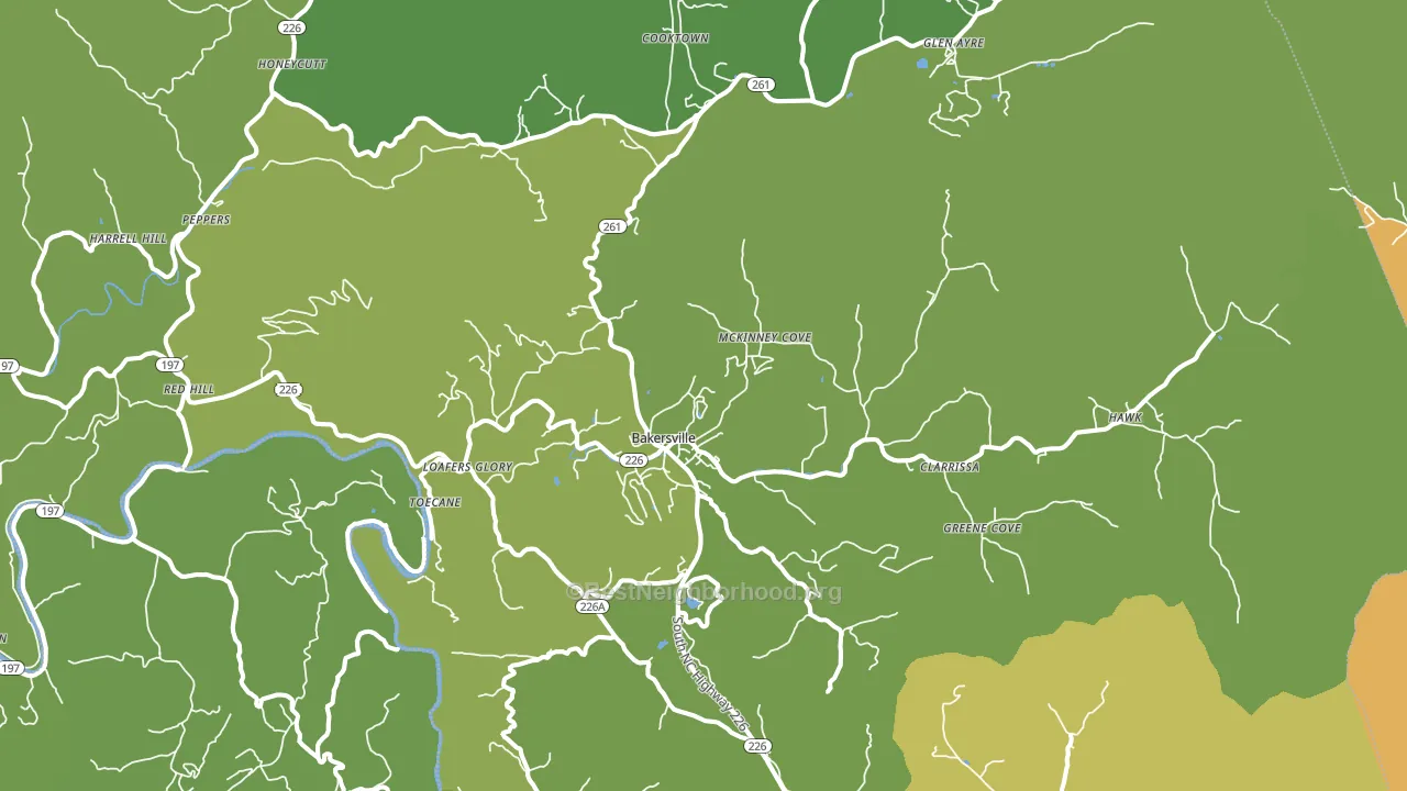 28705, NC block-group voter-turnout map