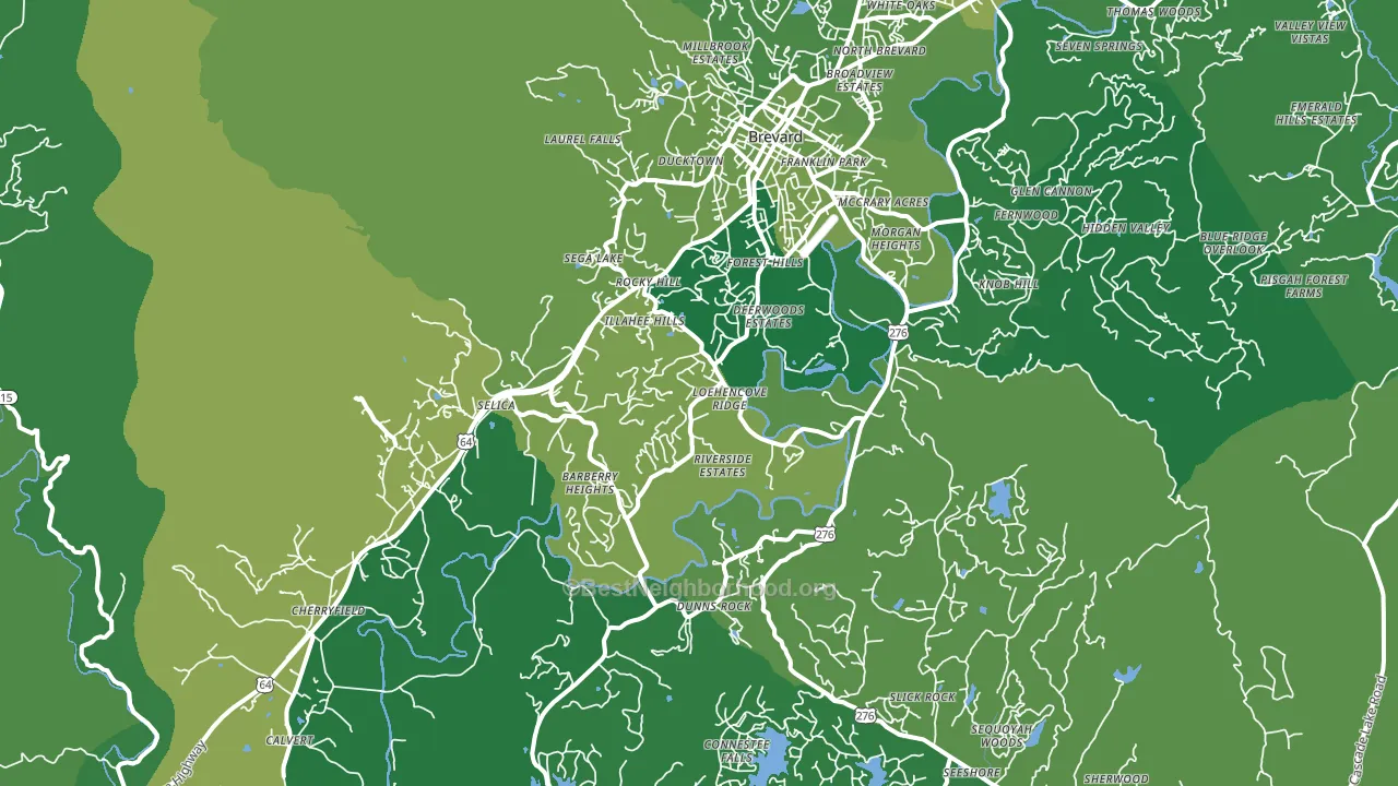 28712, NC block-group voter-turnout map