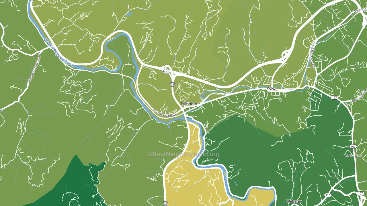 28725, NC block-group voter-turnout map