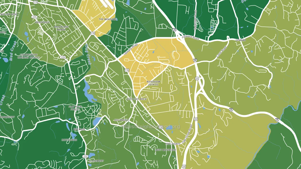 28726, NC block-group voter-turnout map