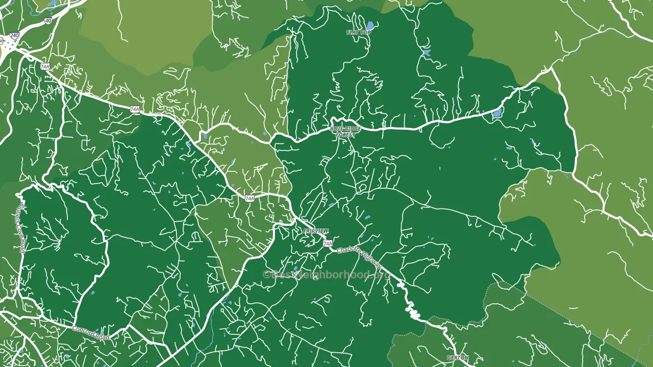 28730, NC block-group voter-turnout map