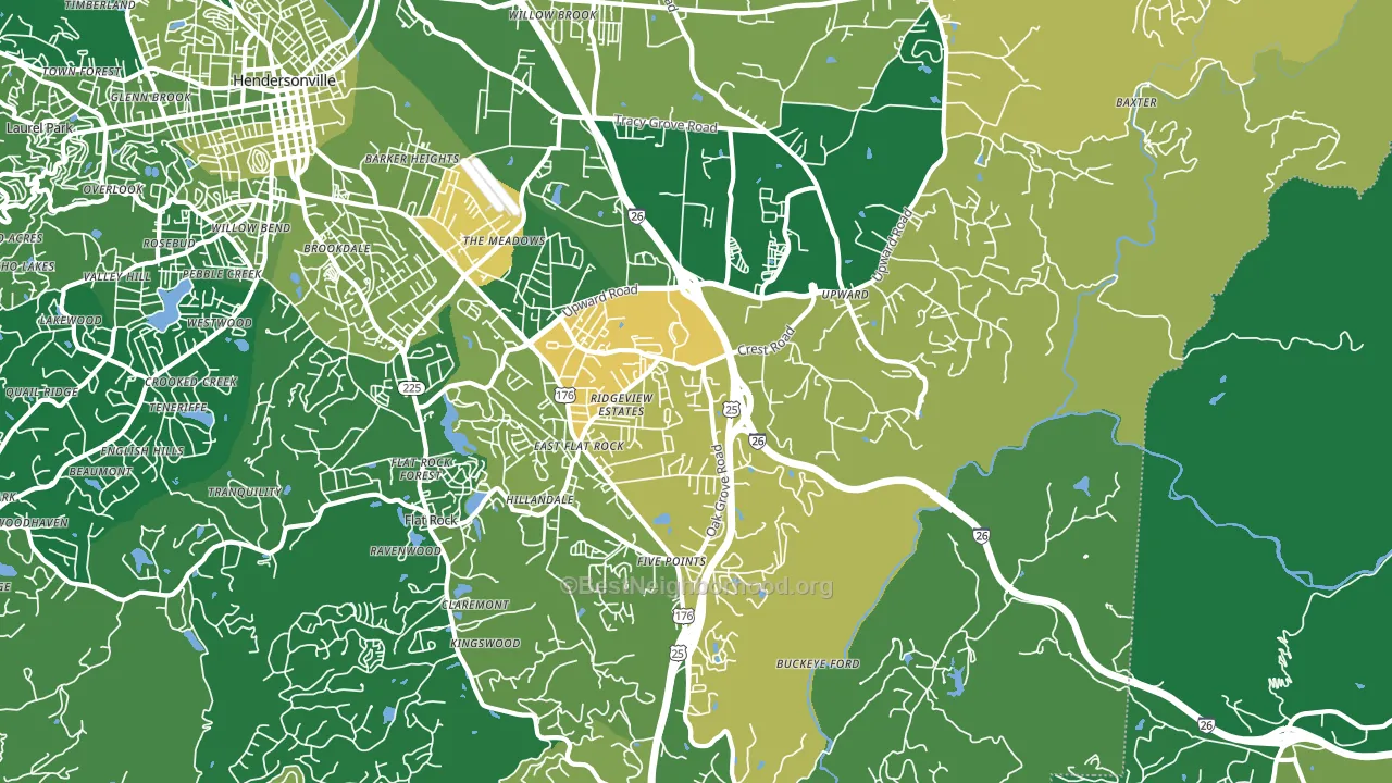 28731, NC block-group voter-turnout map