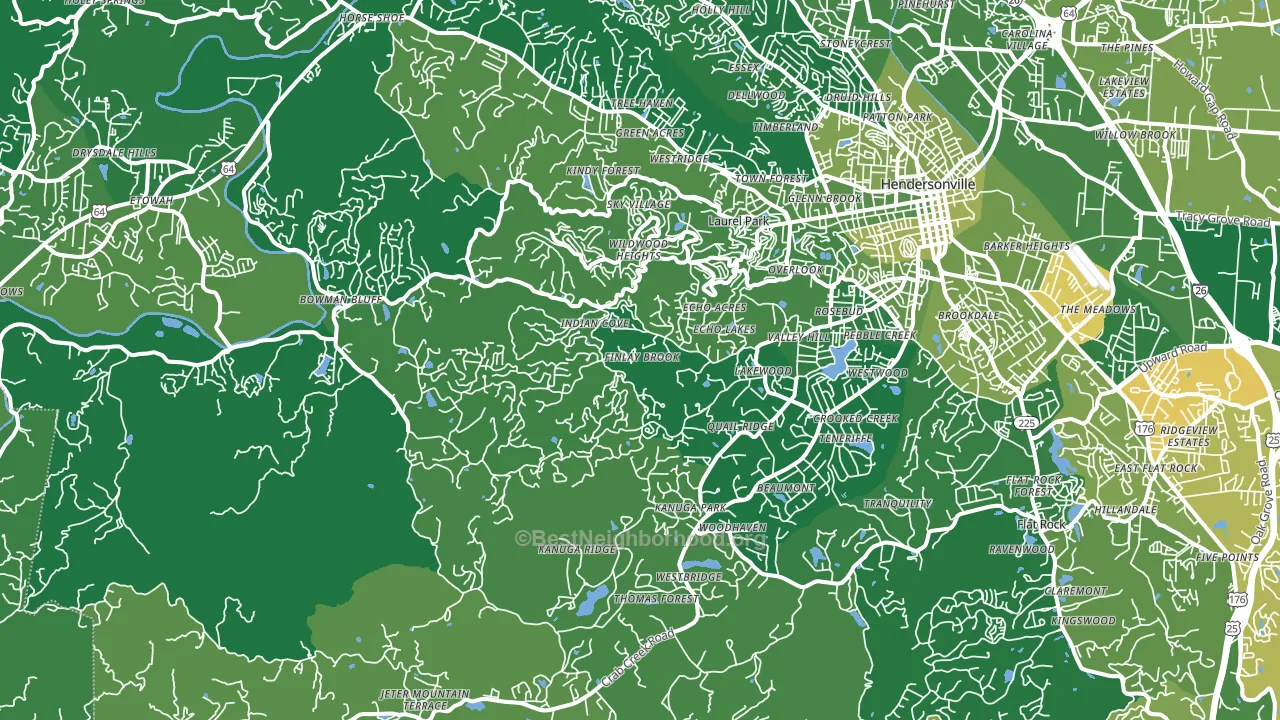 28739, NC block-group voter-turnout map