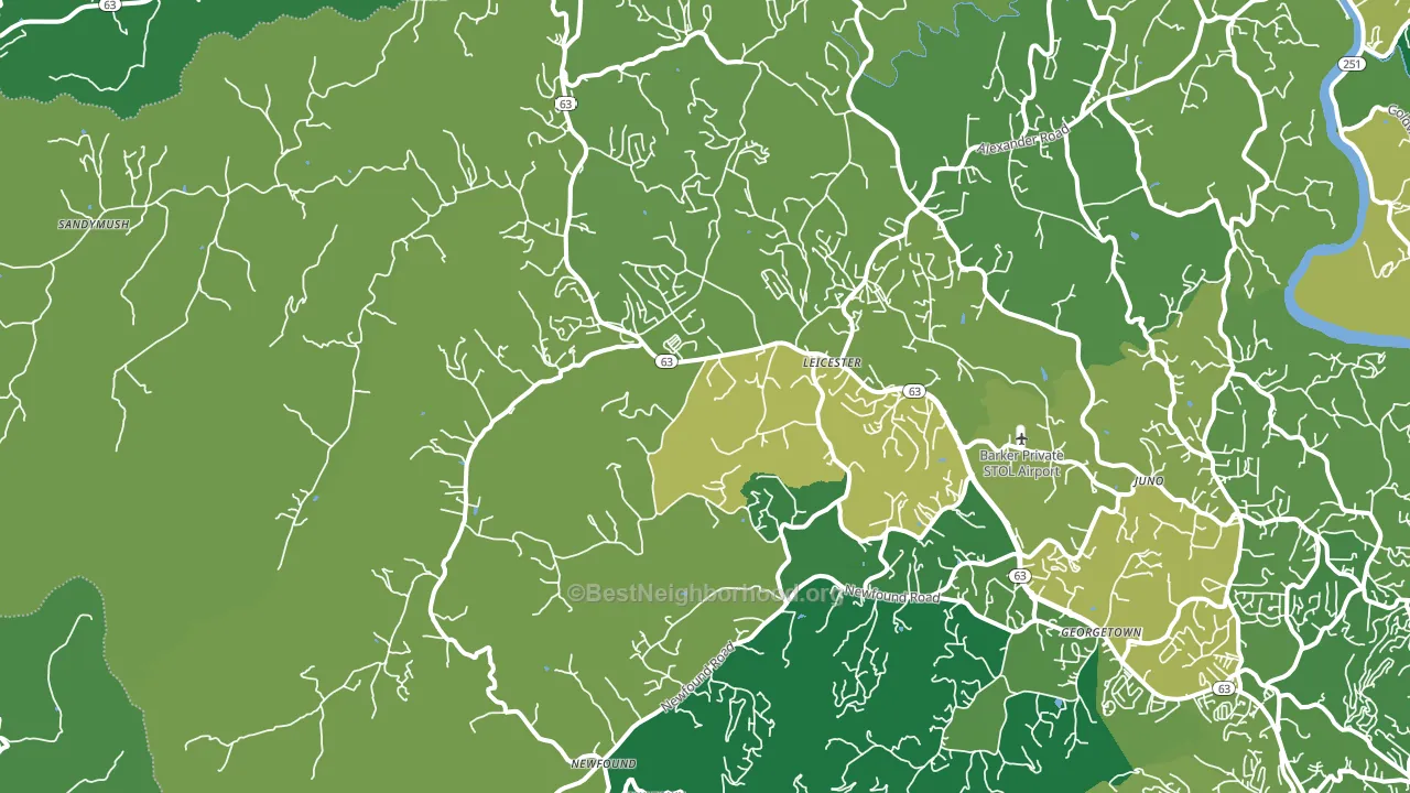 28748, NC block-group voter-turnout map