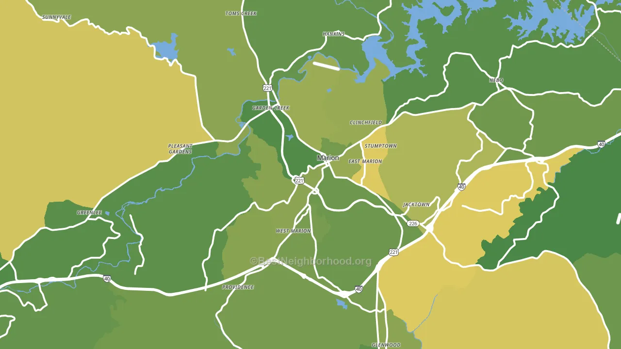 28752, NC block-group voter-turnout map