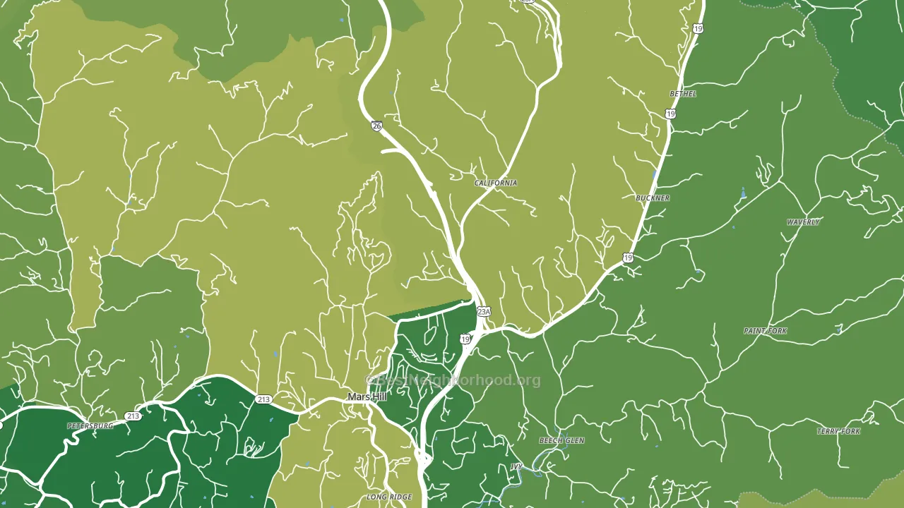 28754, NC block-group voter-turnout map
