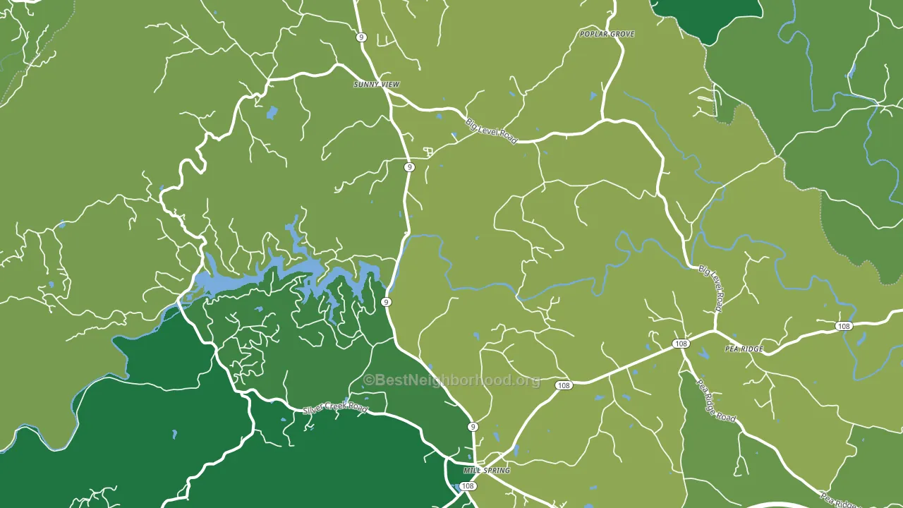 28756, NC block-group voter-turnout map