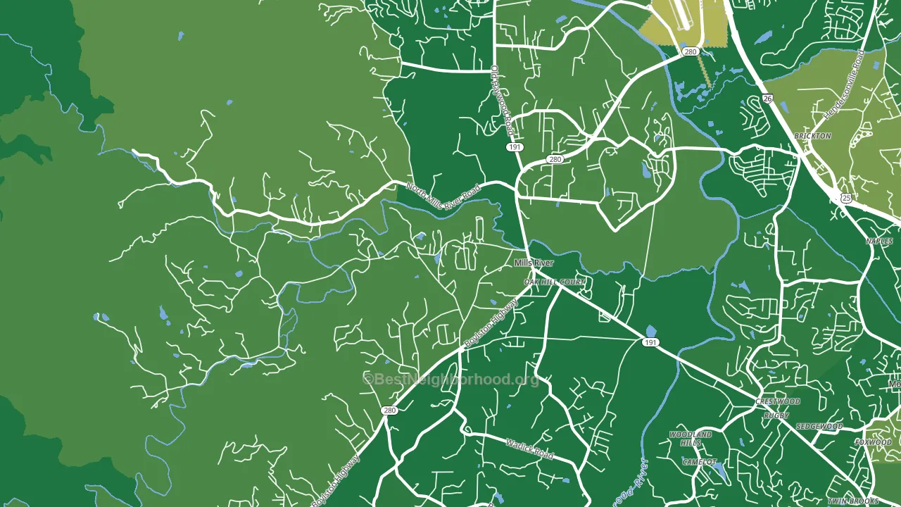 28759, NC block-group voter-turnout map