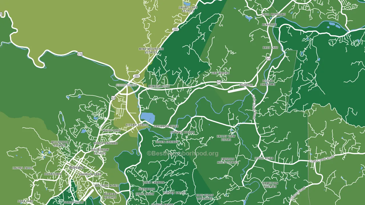 28768, NC block-group voter-turnout map