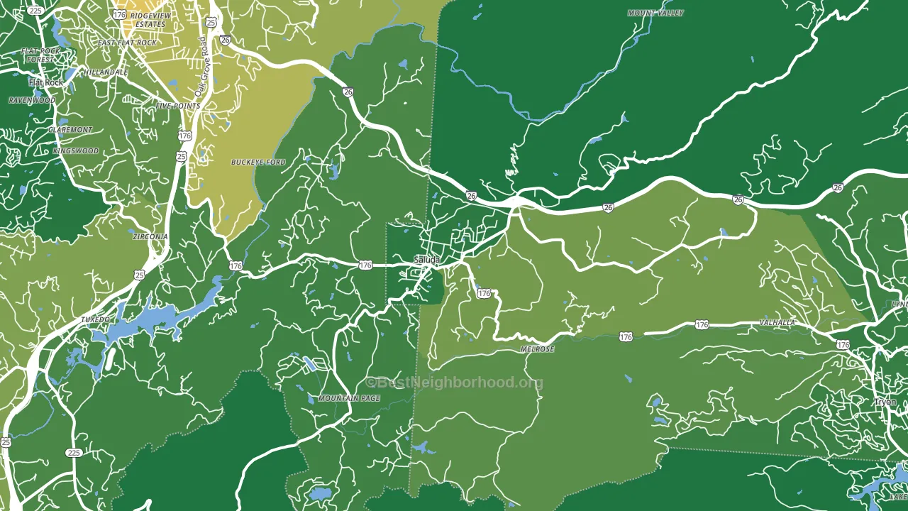 28773, NC block-group voter-turnout map