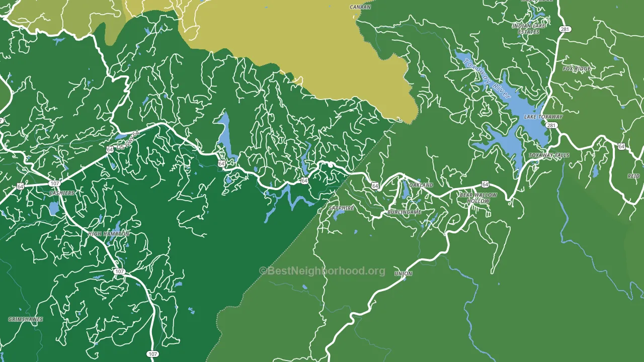 28774, NC block-group voter-turnout map