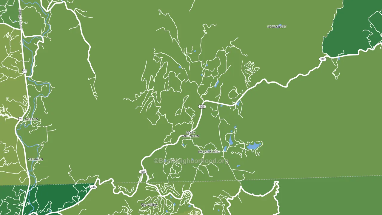 28775, NC block-group voter-turnout map