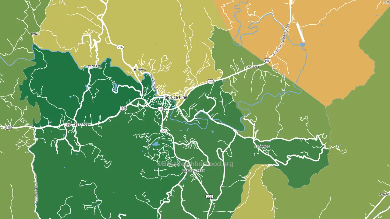 28777, NC block-group voter-turnout map
