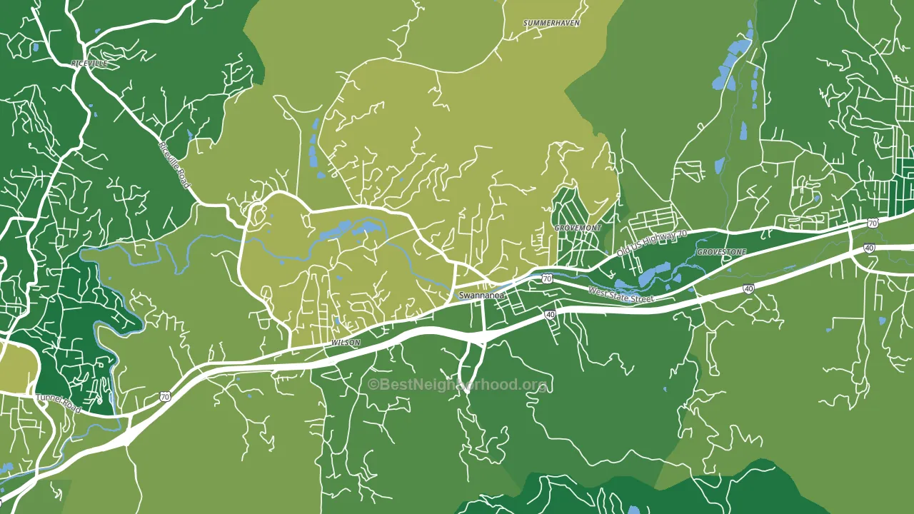28778, NC block-group voter-turnout map