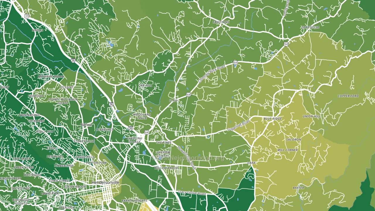 28792, NC block-group voter-turnout map