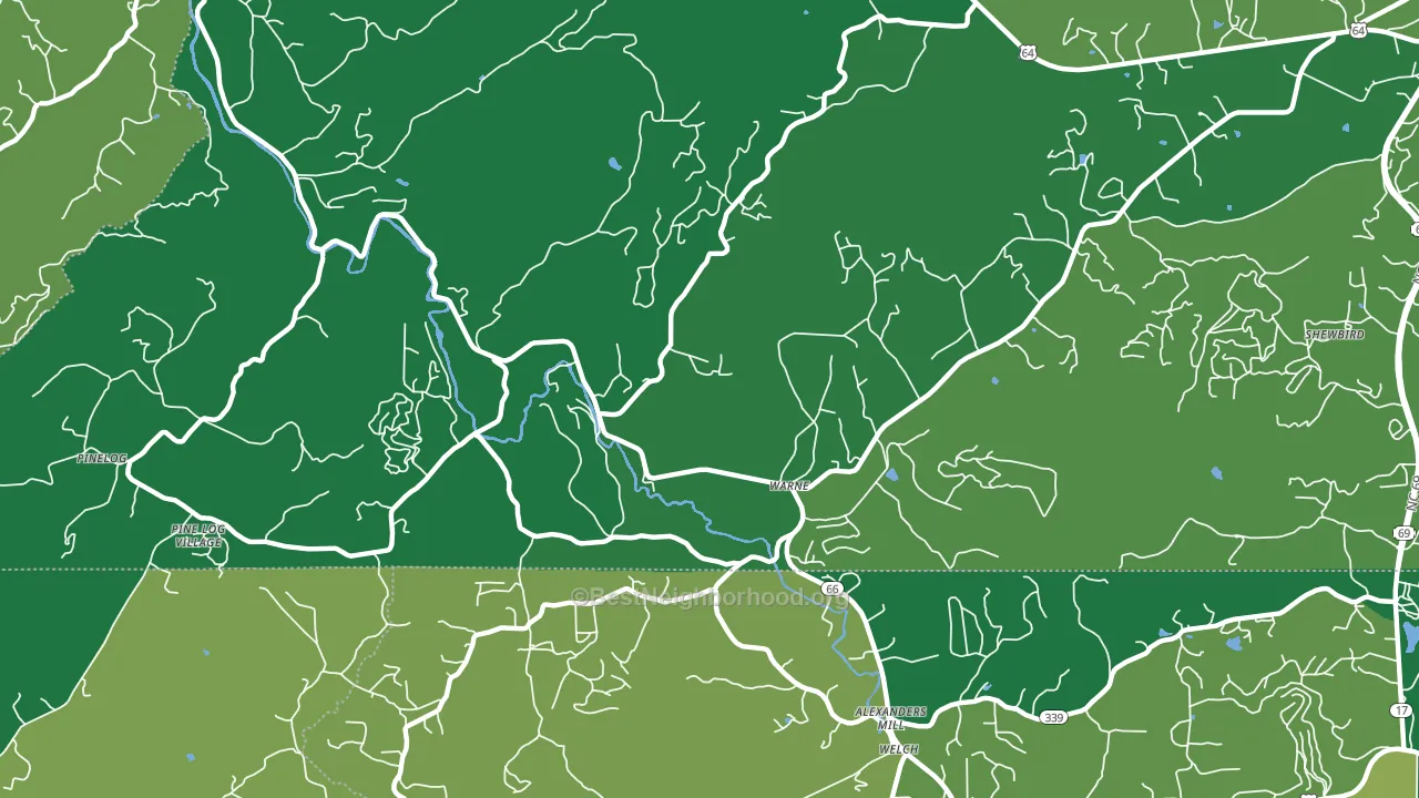 28909, NC block-group voter-turnout map