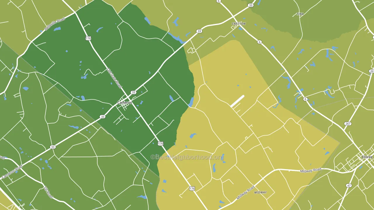 29030, SC block-group voter-turnout map