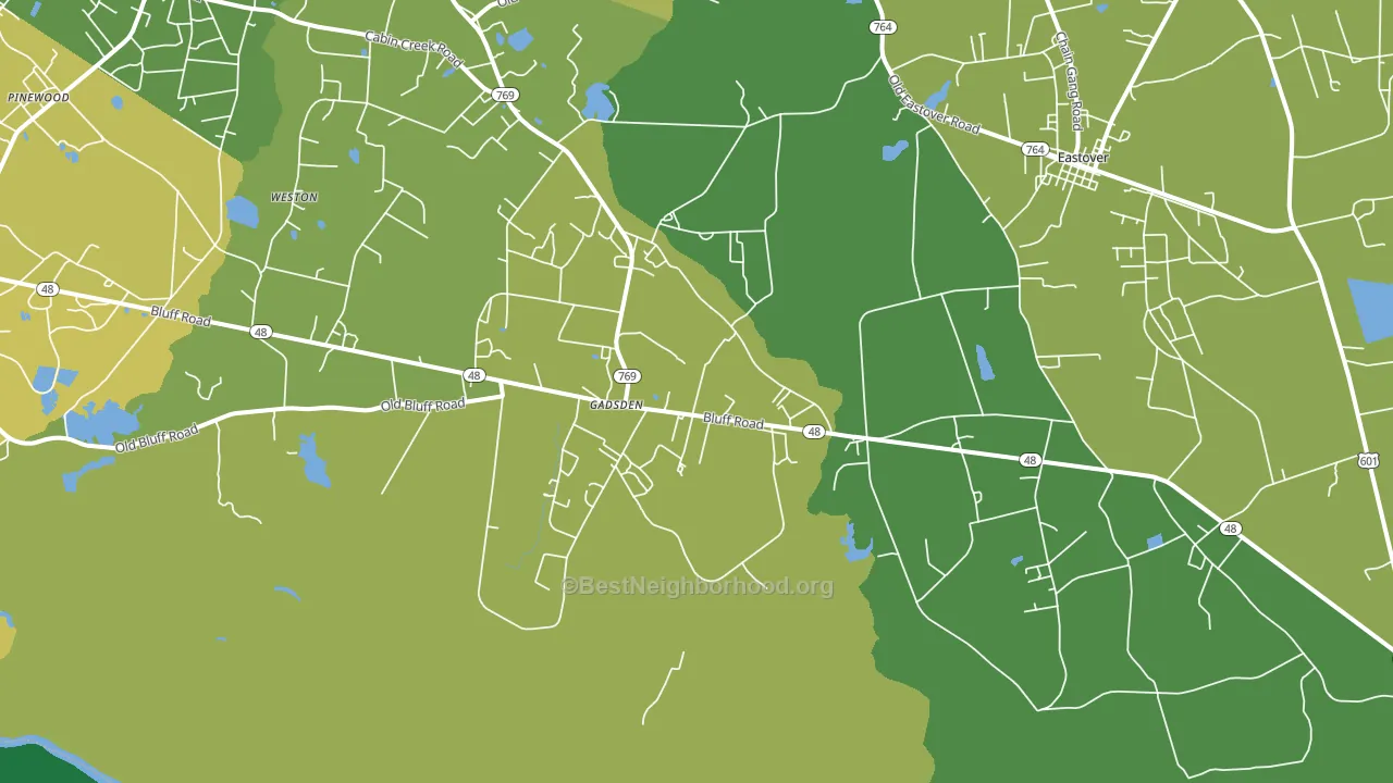 29052, SC block-group voter-turnout map